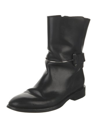 Balenciaga Leather Moto Boots
