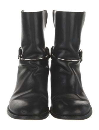 Balenciaga Leather Moto Boots