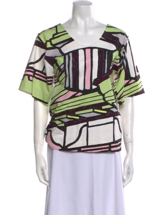 Balenciaga 2012-2013 Printed Blouse