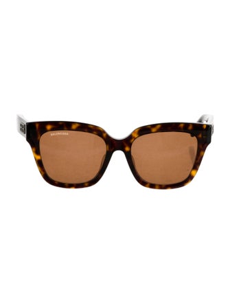 Balenciaga Square Tinted Sunglasses