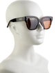 Balenciaga Square Tinted Sunglasses
