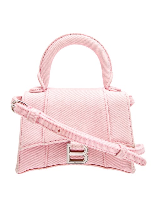 Balenciaga Denim Hourglass Mini 2022