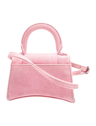 Balenciaga Denim Hourglass Mini 2022