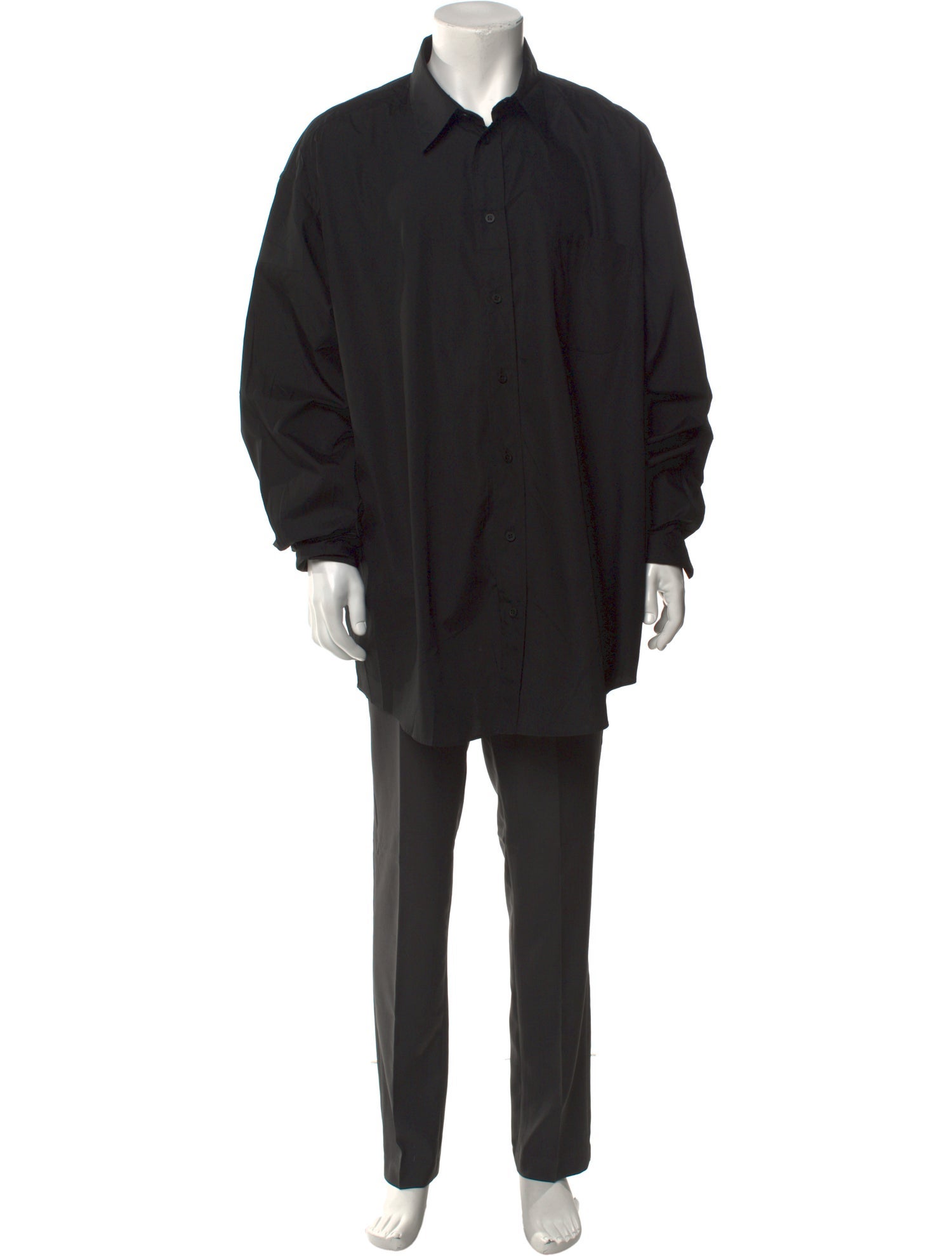 Balenciaga 2021 Long Sleeve Dress Shirt