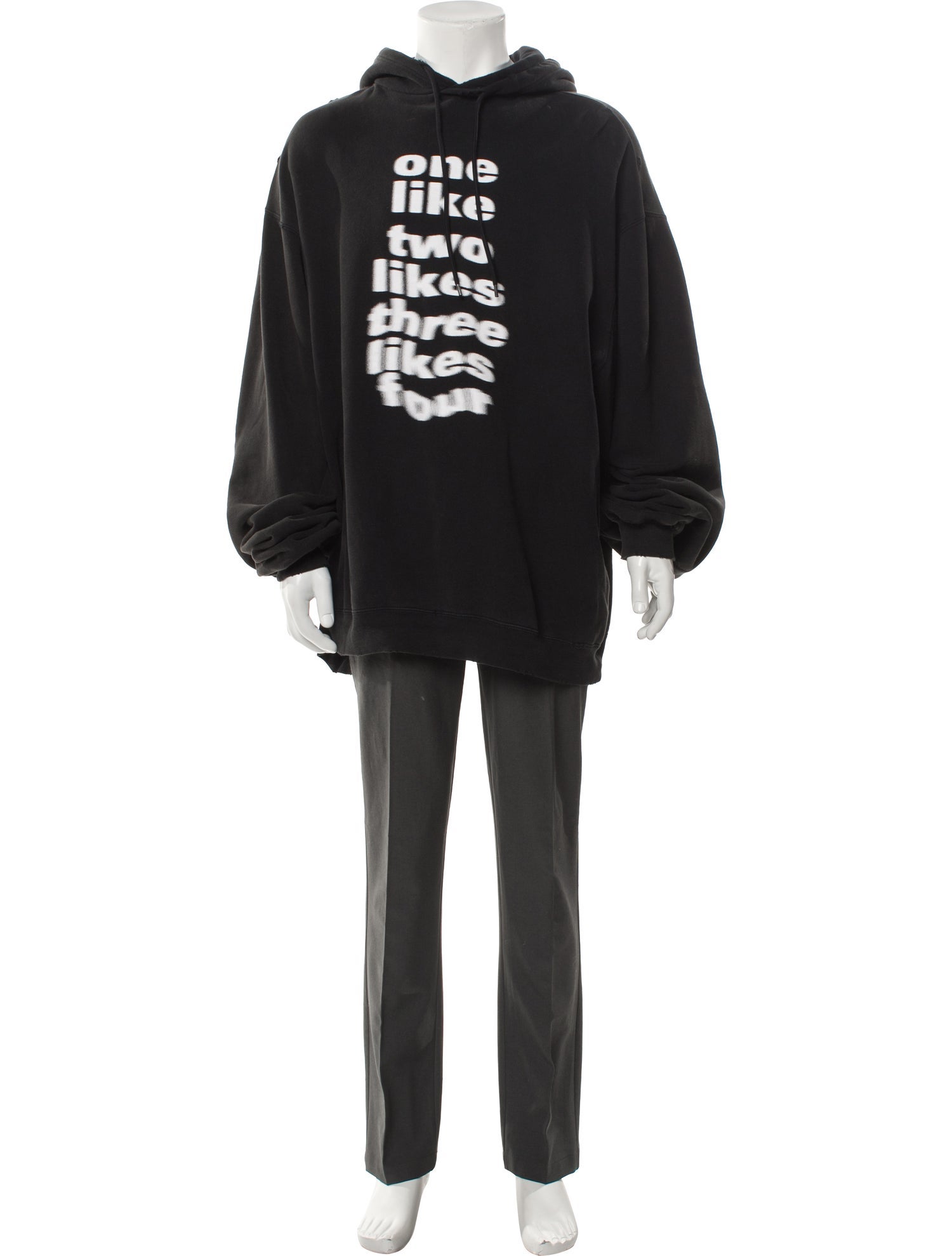 Balenciaga 2020 Graphic Print Hoodie