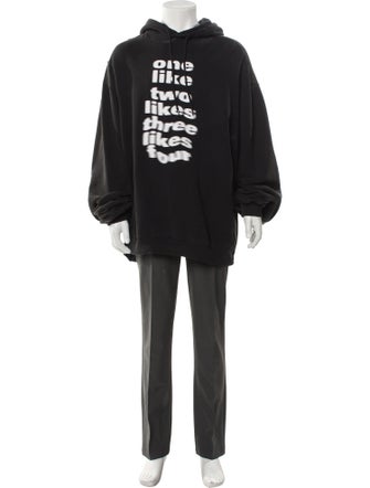 Balenciaga 2020 Graphic Print Hoodie