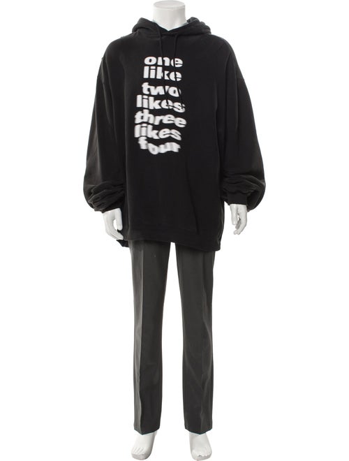 Balenciaga 2020 Graphic Print Hoodie