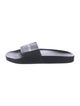 Balenciaga Leather Printed Slides