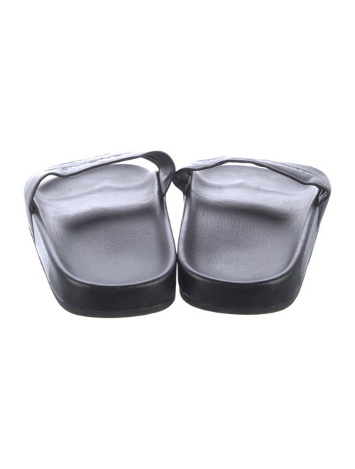 Balenciaga Leather Printed Slides