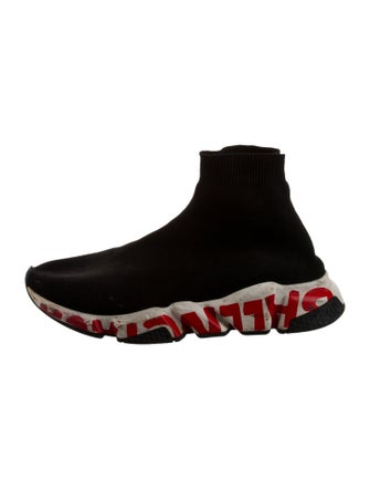 Balenciaga Speed Trainer 'Graffiti' Sock Sneakers