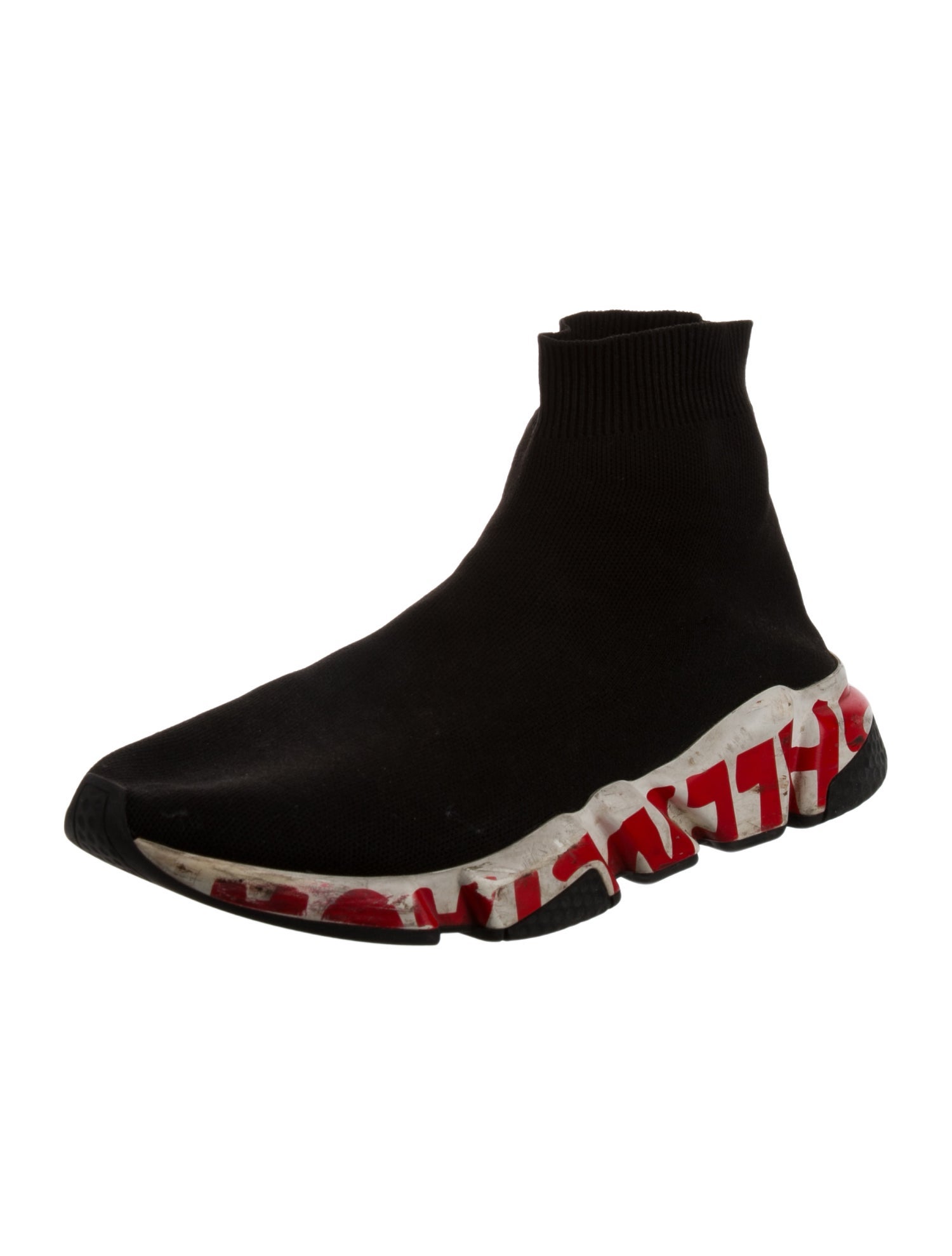 Balenciaga Speed Trainer 'Graffiti' Sock Sneakers