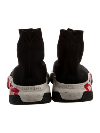 Balenciaga Speed Trainer 'Graffiti' Sock Sneakers