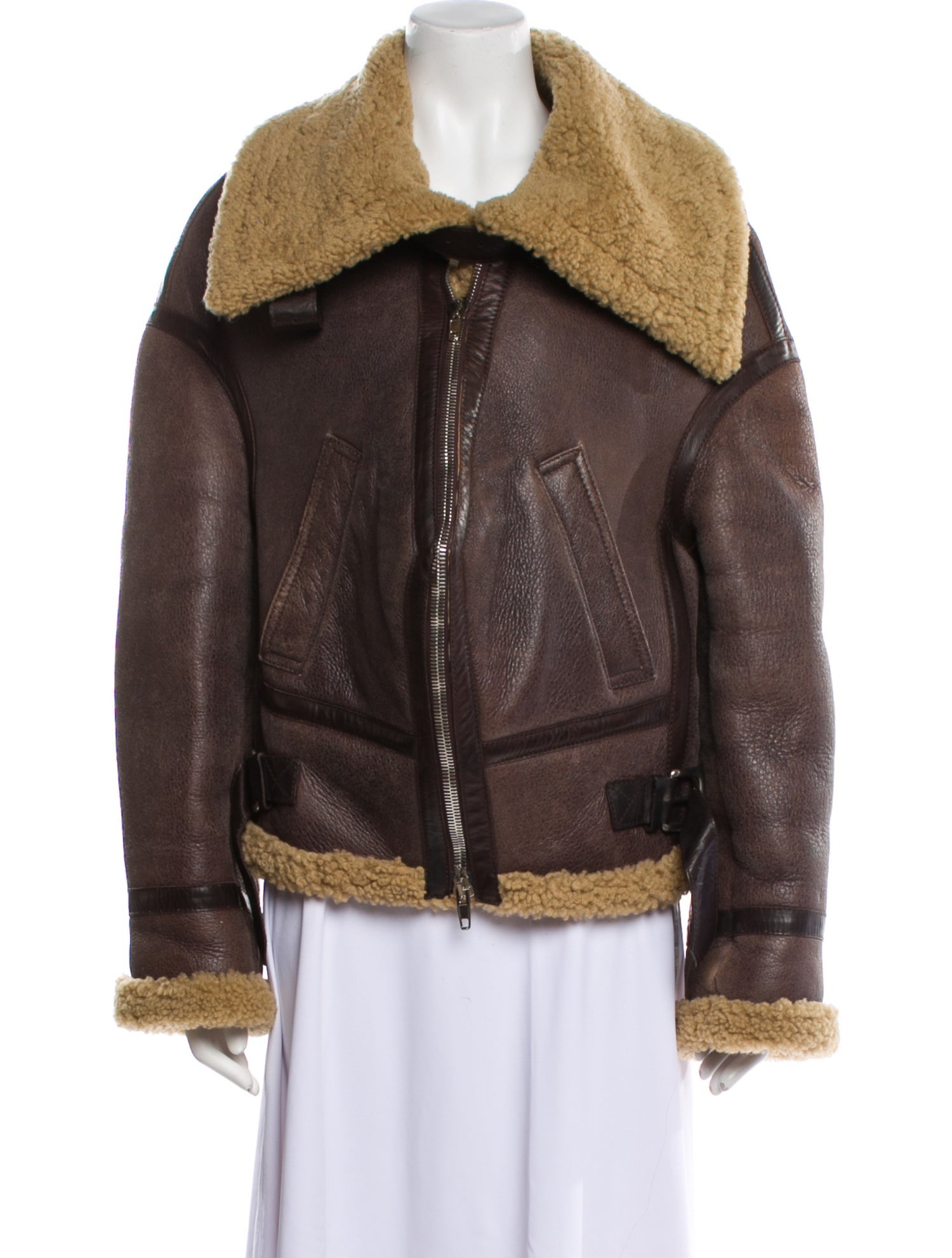 Balenciaga 2016-2017 Shearling Faux Fur Coat