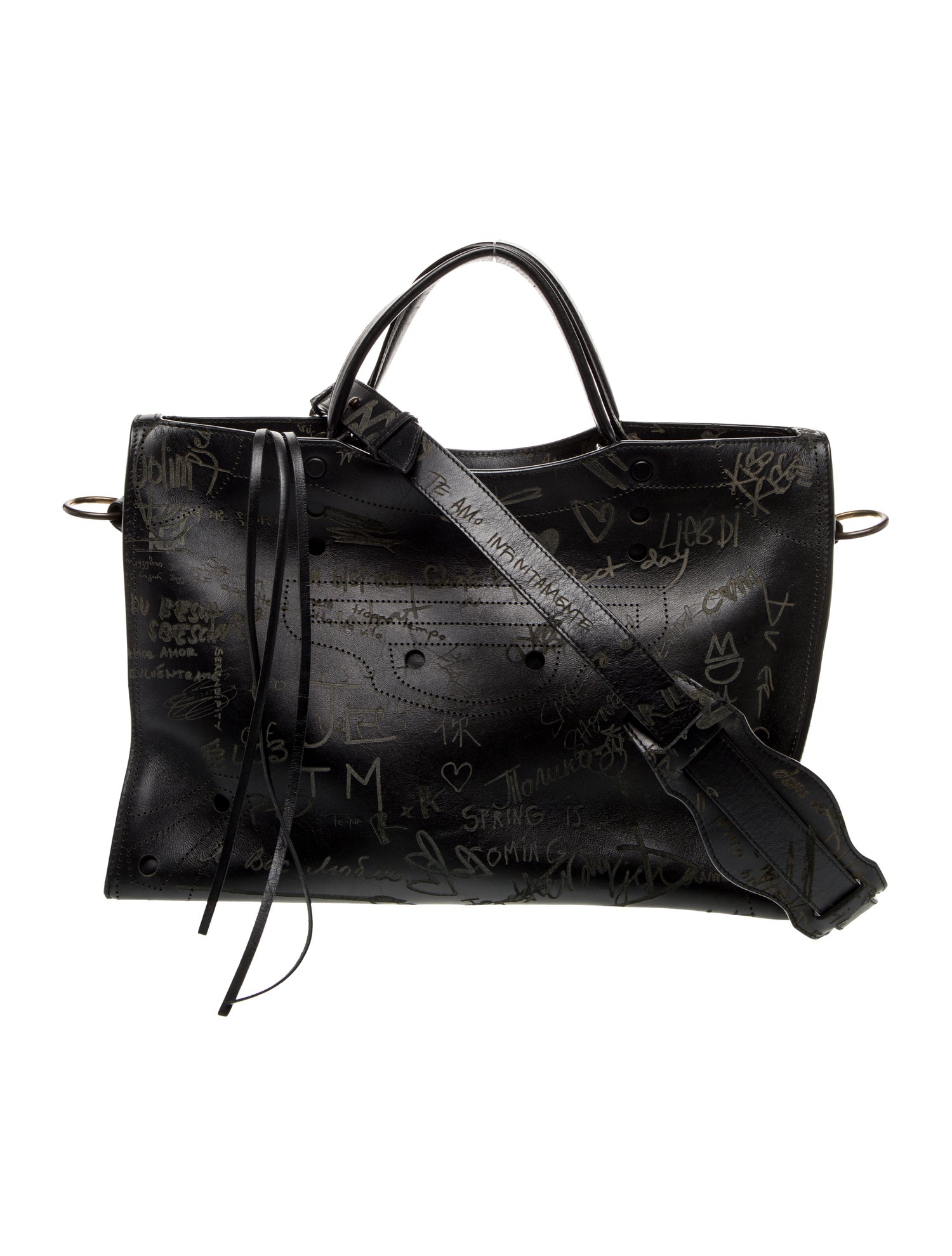 Balenciaga Leather Motocross Classic City