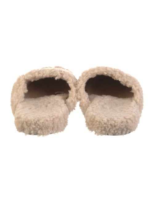 Balenciaga Shearling Slides