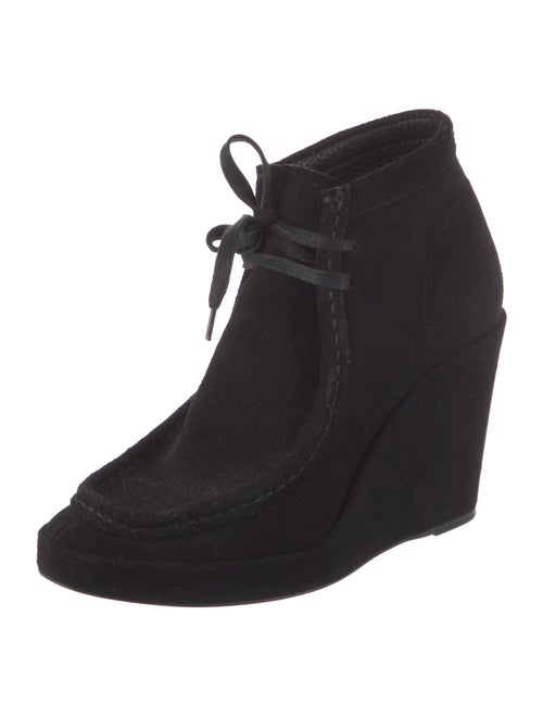 Balenciaga Suede Lace-Up Boots