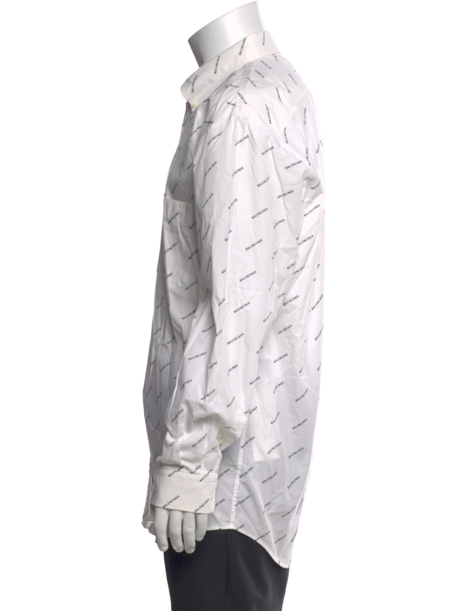 Balenciaga 2018 Printed Shirt