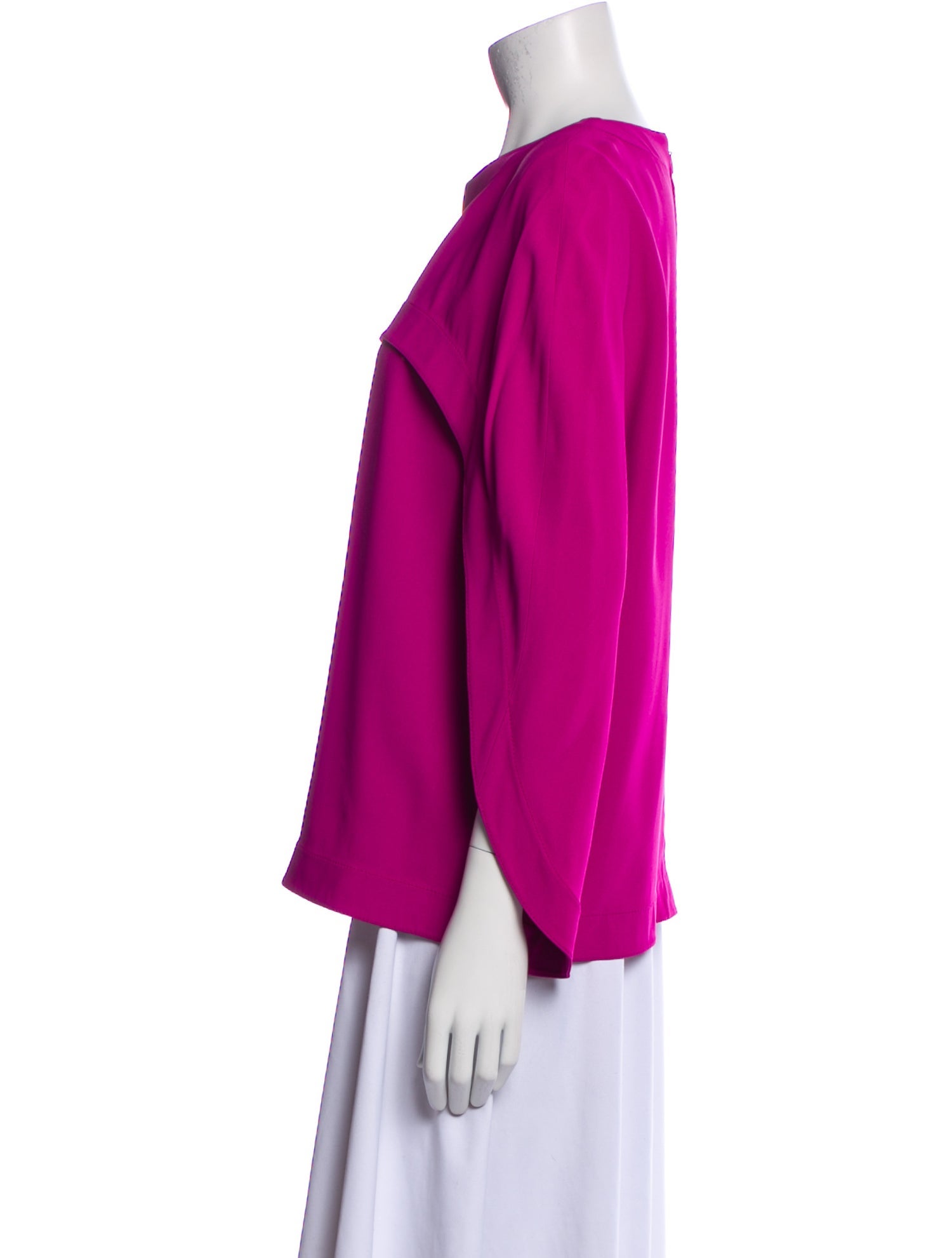 Balenciaga 2014 Bateau Neckline Blouse