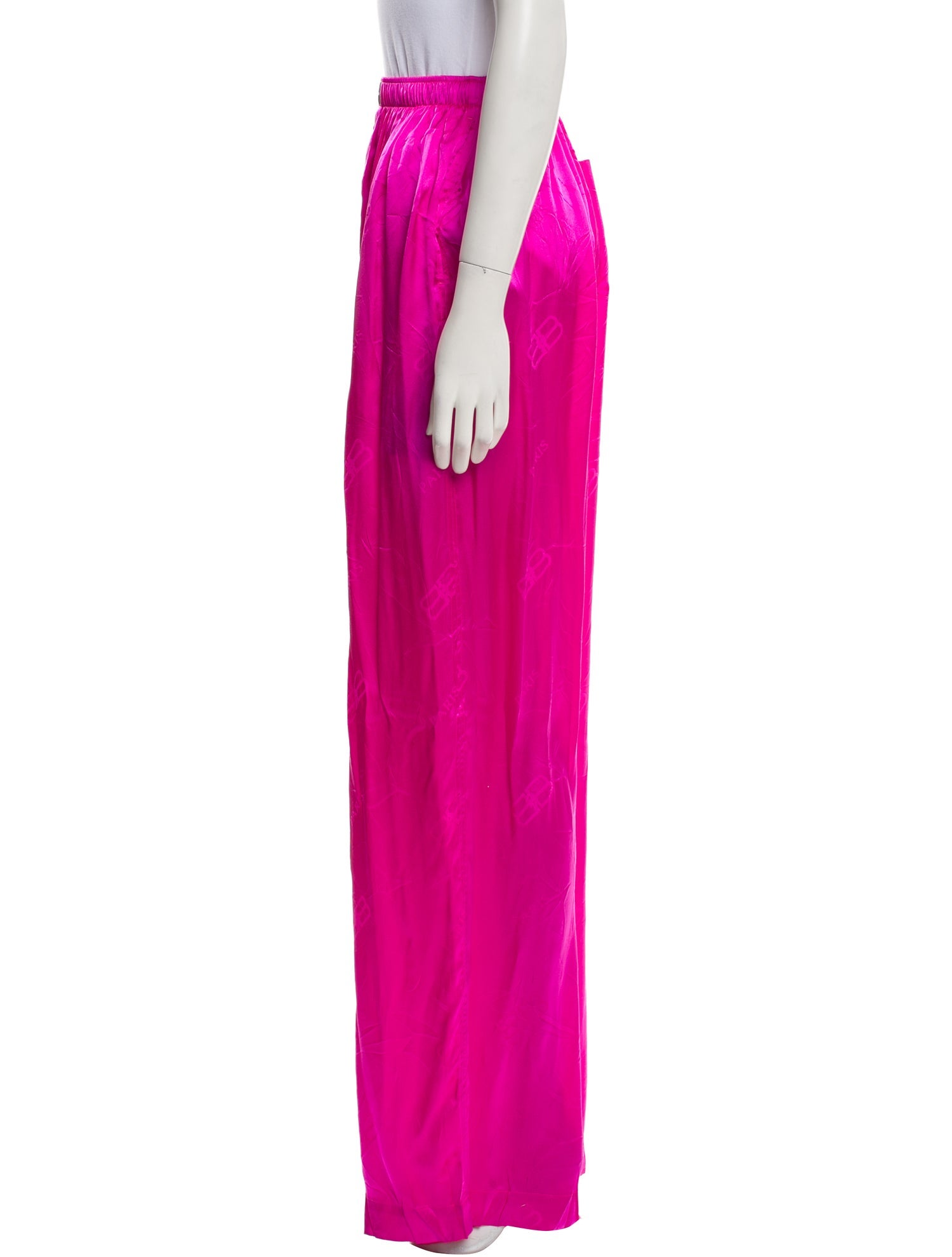 Balenciaga Silk Pajama Bottoms