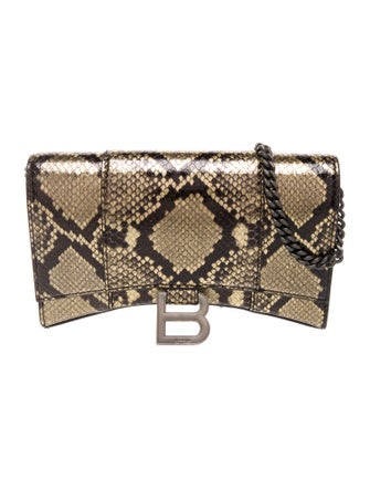 Balenciaga Embossed Leather Clutch