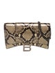 Balenciaga Embossed Leather Clutch