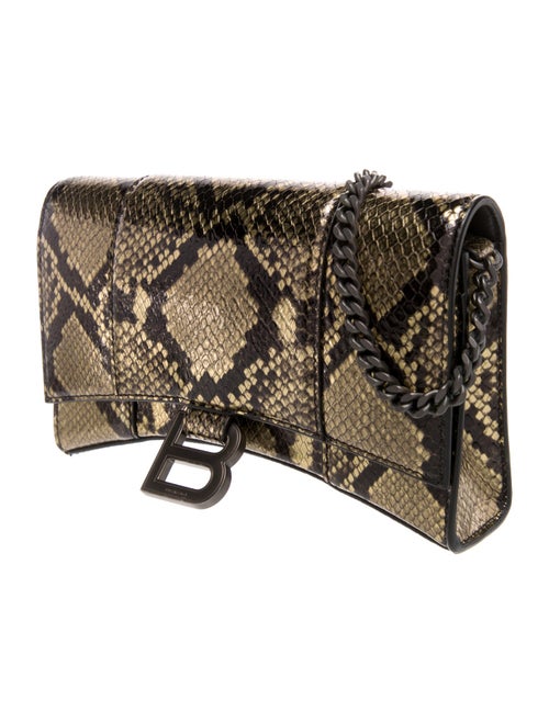 Balenciaga Embossed Leather Clutch