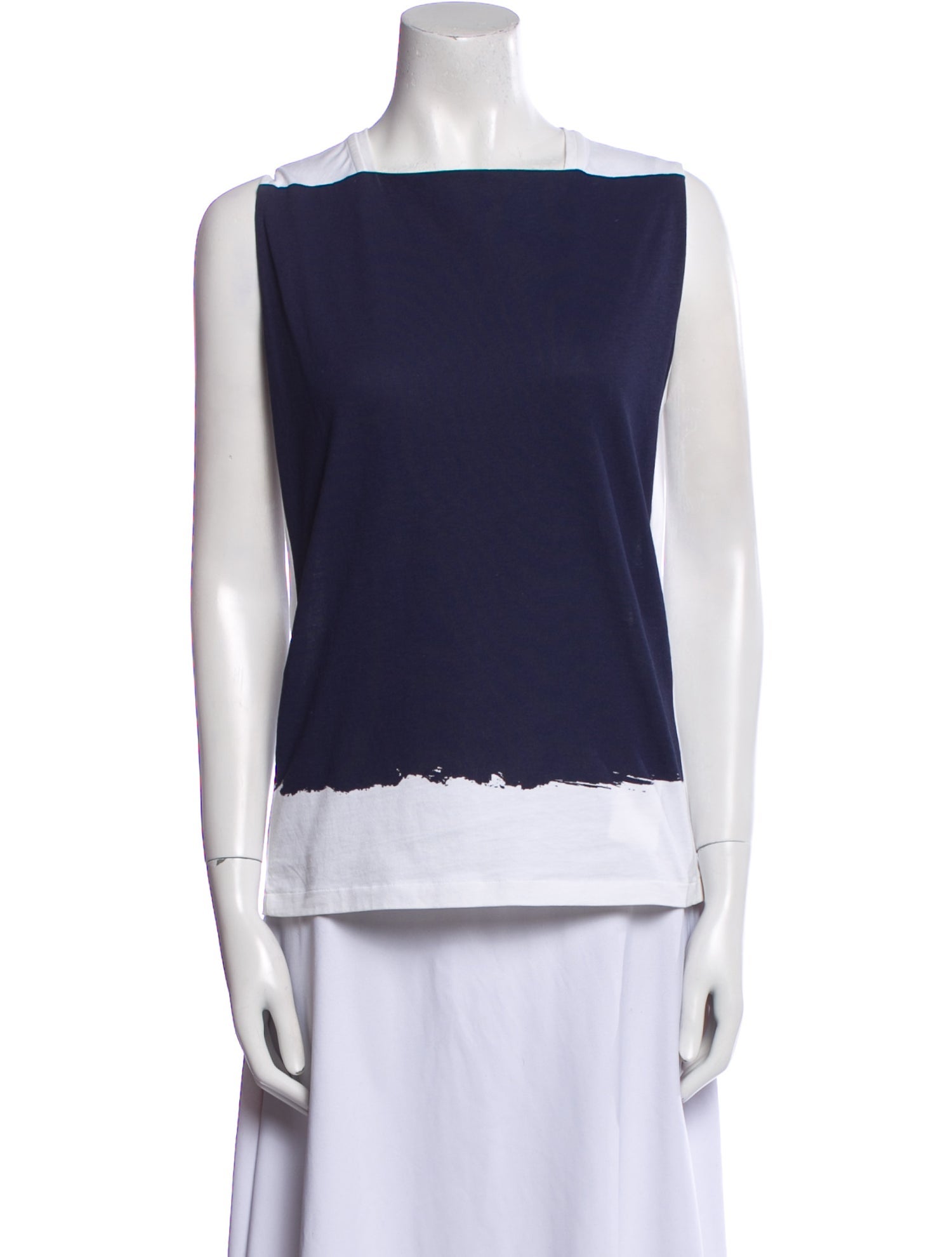Balenciaga 2013 Bateau Neckline Top