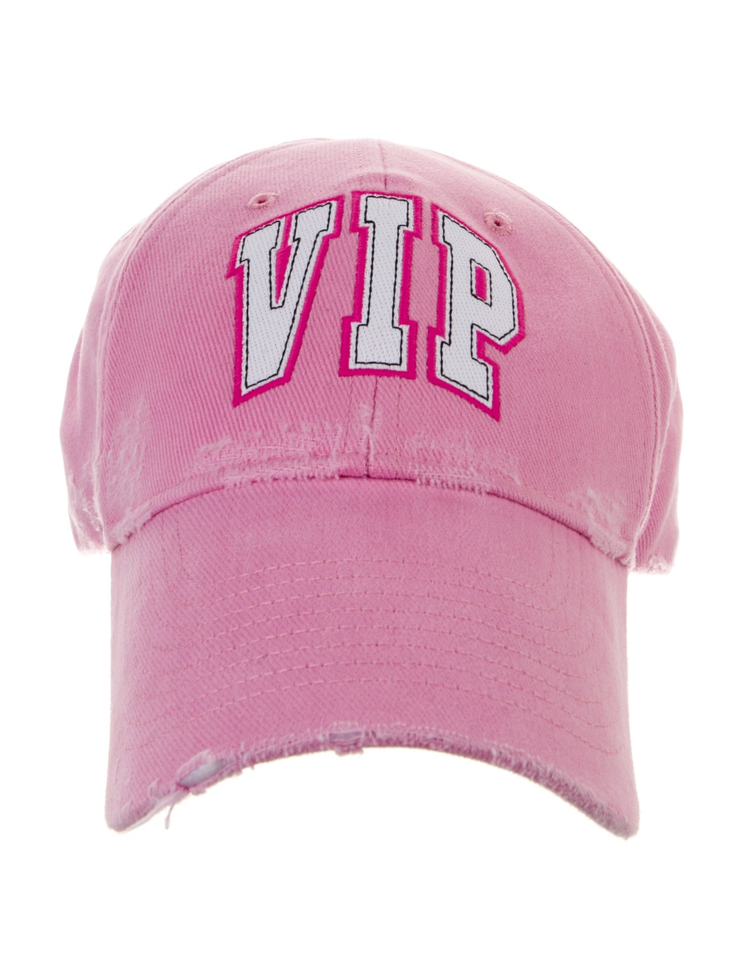 Balenciaga Distressed Logo Cap