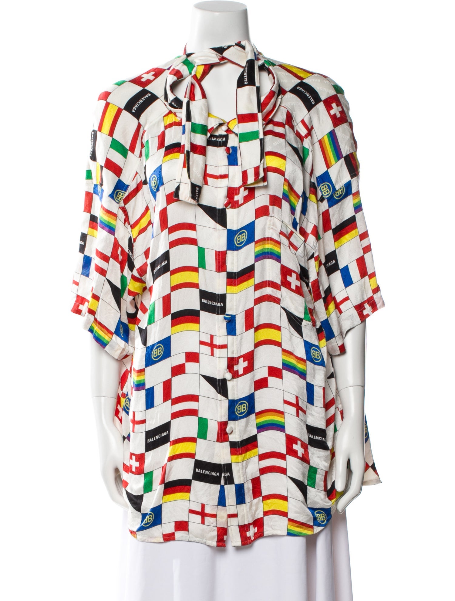 Balenciaga 2018 'Flags' Tunic