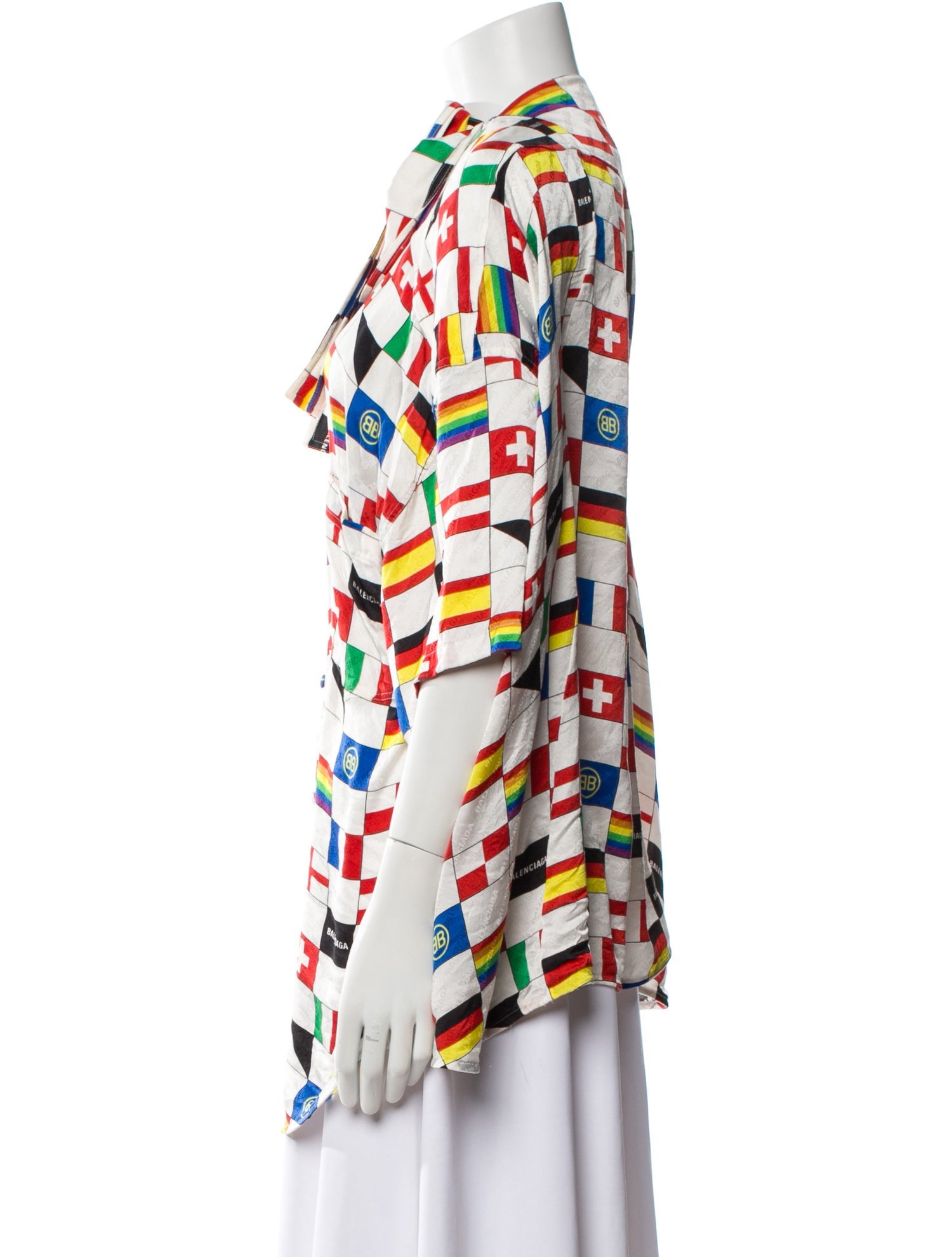 Balenciaga 2018 'Flags' Tunic