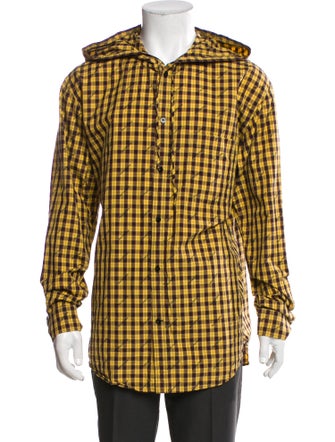Balenciaga 2019 Plaid Print Shirt