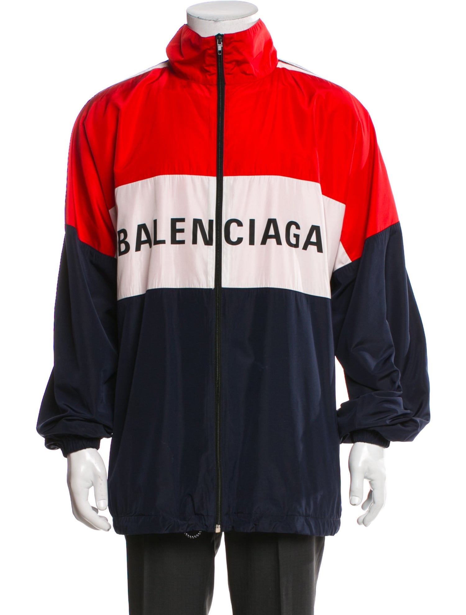 Balenciaga 2018 Graphic Print Windbreaker