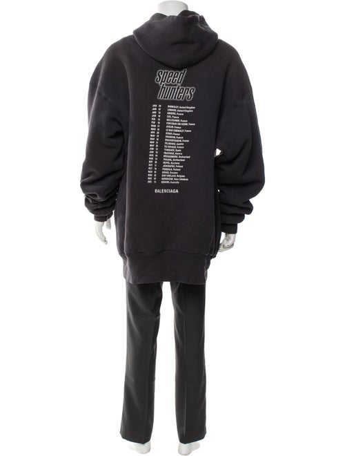 Balenciaga 2018 Speed Hunters Oversized Hoodie