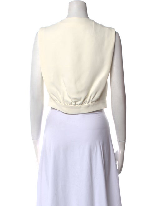 Balenciaga 2008 V-Neck Crop Top