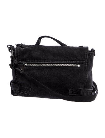 Balenciaga Denim Army Messenger Bag