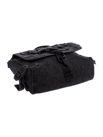 Balenciaga Denim Army Messenger Bag