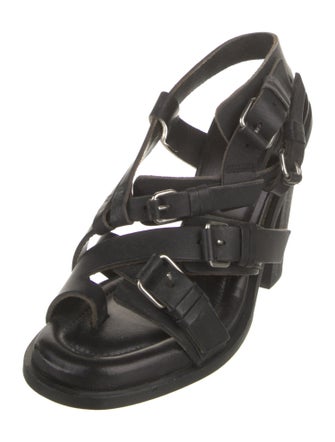 Balenciaga Leather Gladiator Sandals