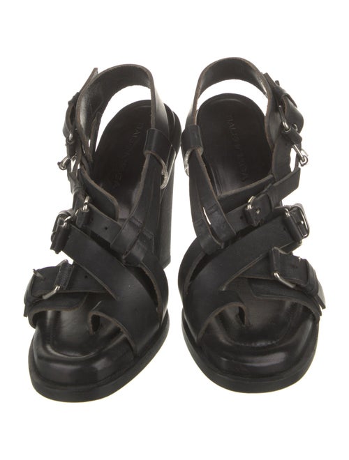 Balenciaga Leather Gladiator Sandals