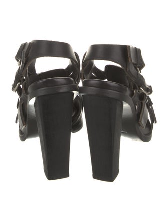 Balenciaga Leather Gladiator Sandals