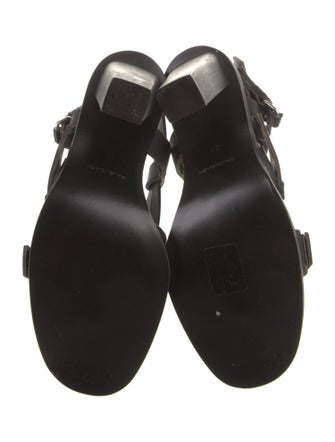 Balenciaga Leather Gladiator Sandals