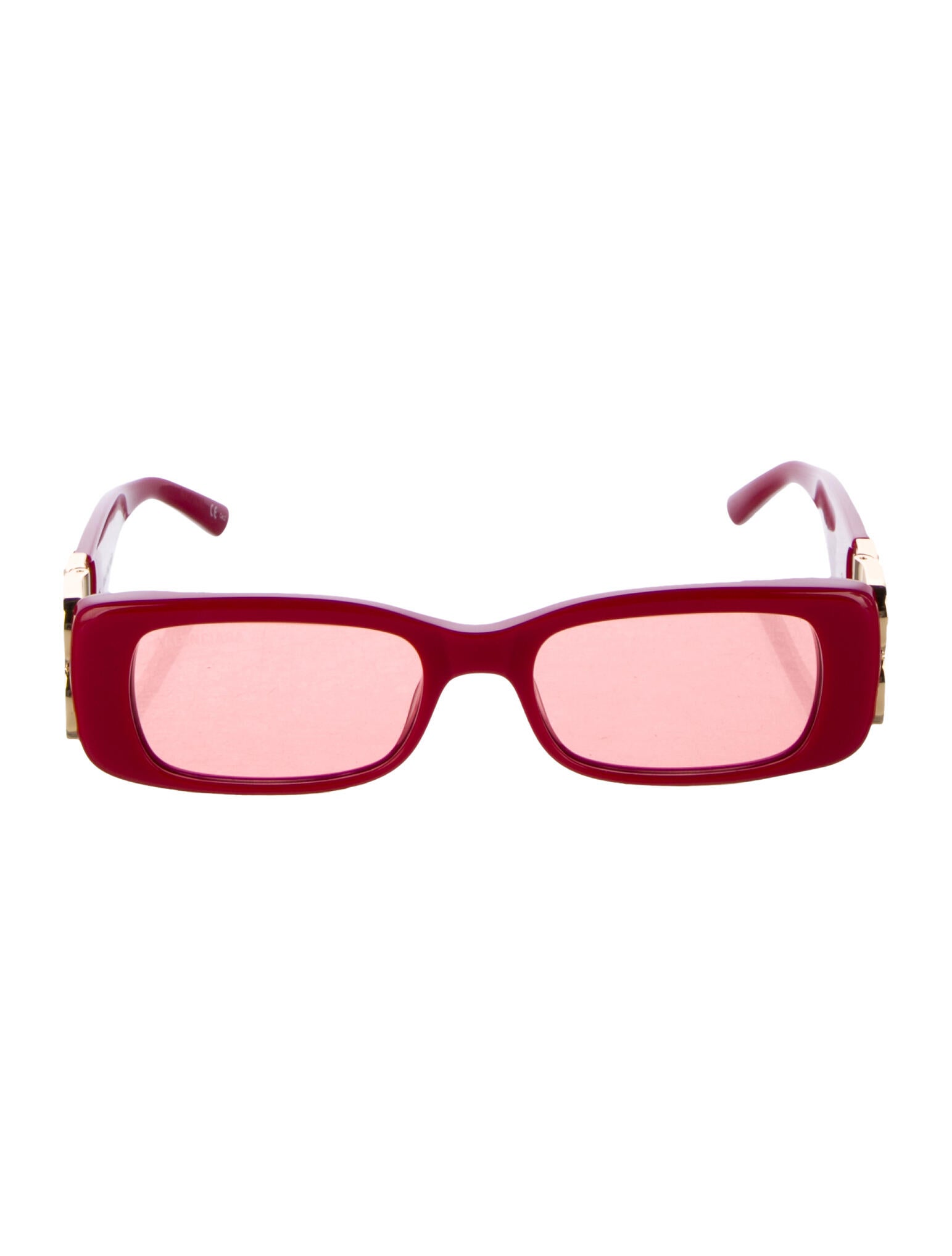 Balenciaga Square Tinted Sunglasses