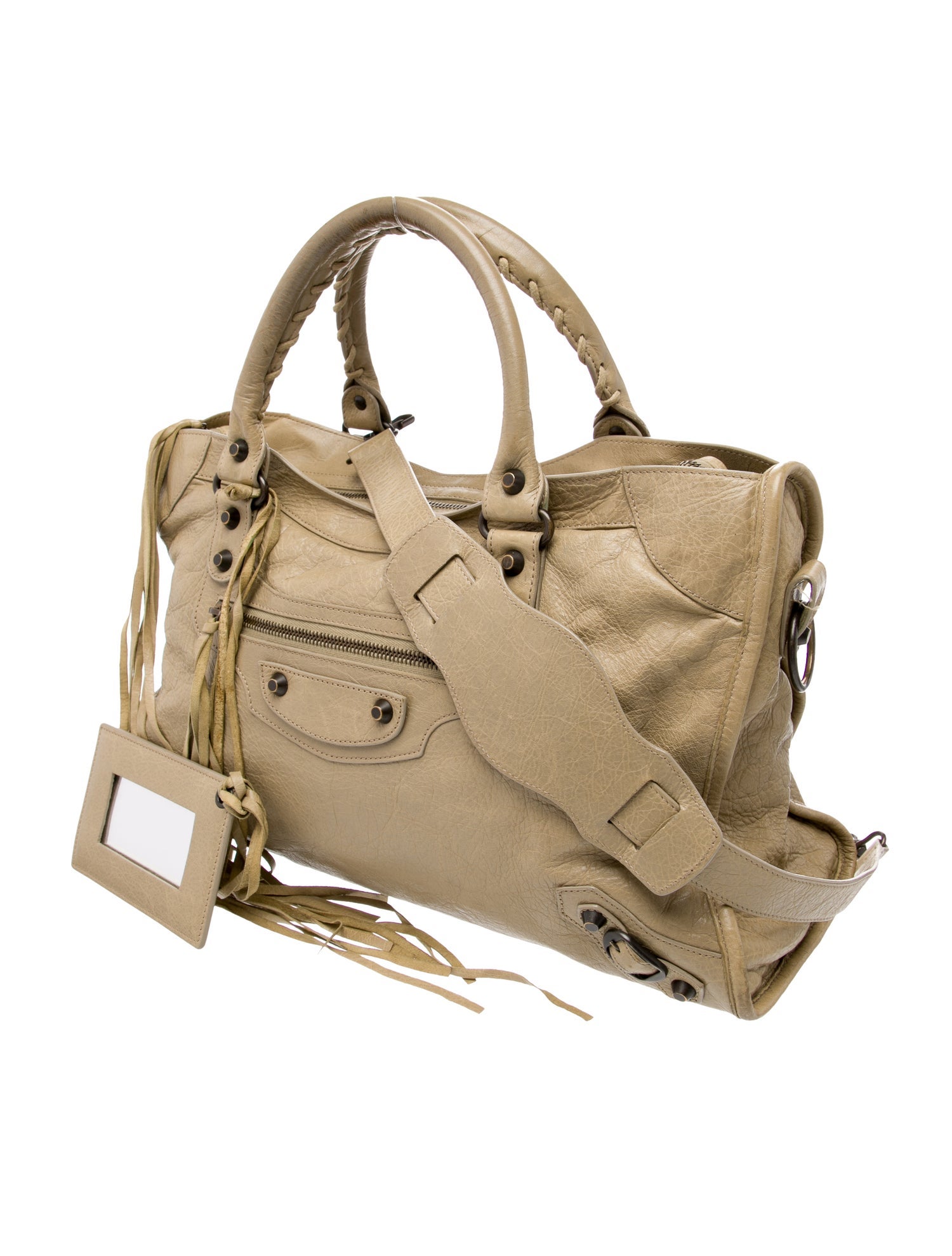 Balenciaga Leather Motocross Classic City