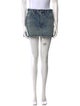 Balenciaga Distressed Accents Mini Skirt