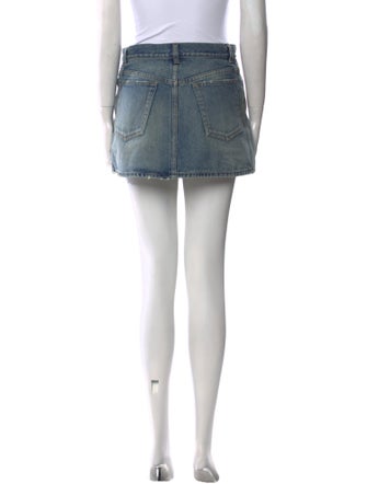 Balenciaga Distressed Accents Mini Skirt