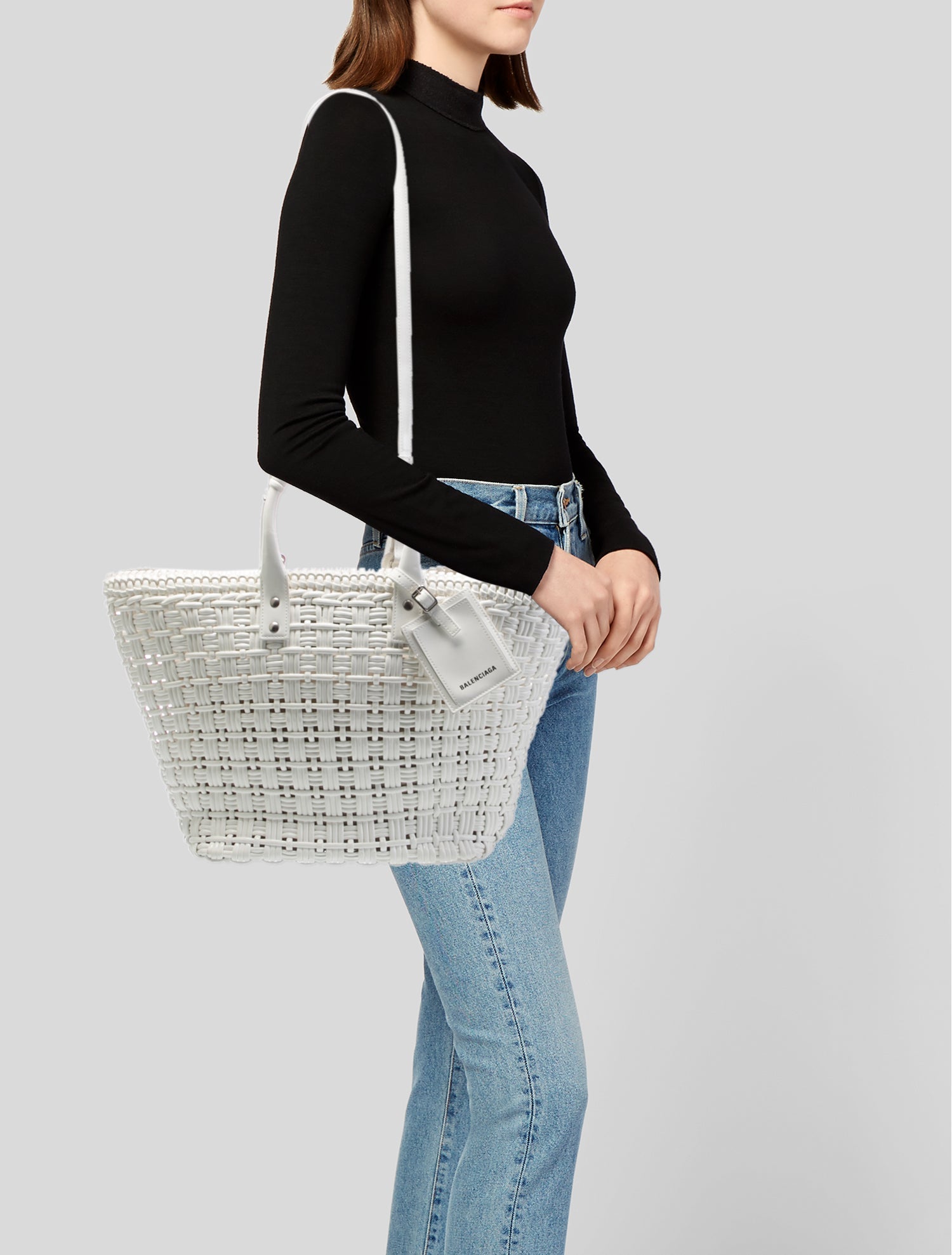 Balenciaga PVC Bucket Bag