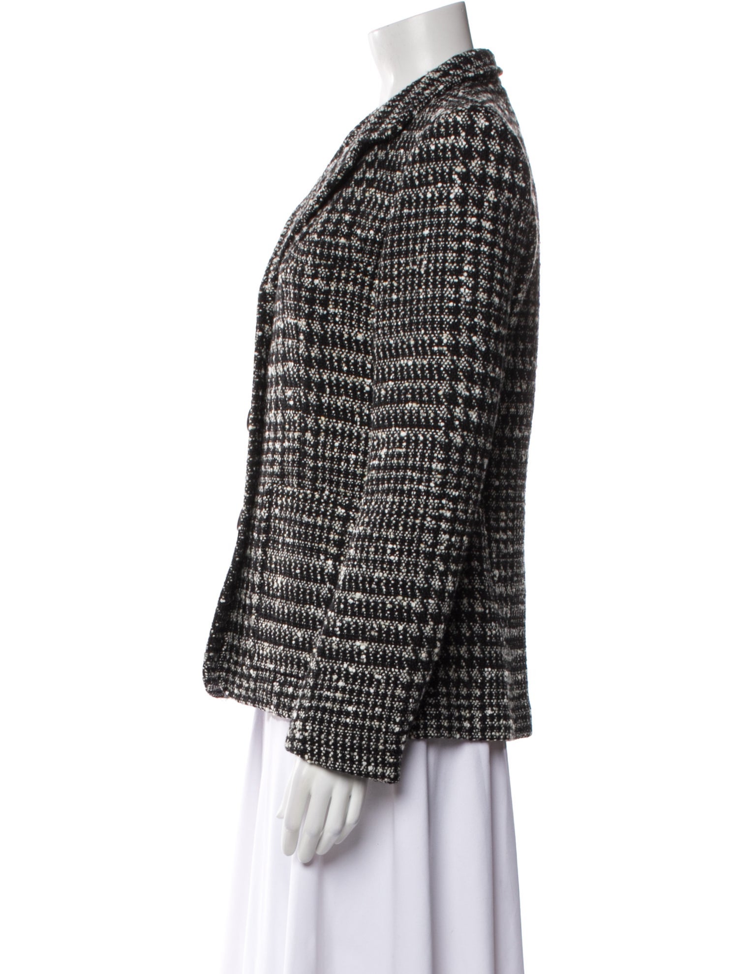 Balenciaga 2011-2012 Tweed Pattern Blazer