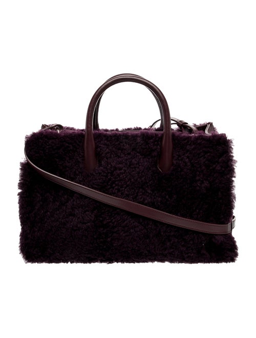 Balenciaga Shearling Top Handle Bag