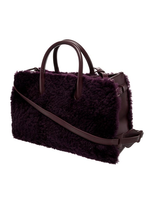 Balenciaga Shearling Top Handle Bag