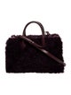 Balenciaga Shearling Top Handle Bag
