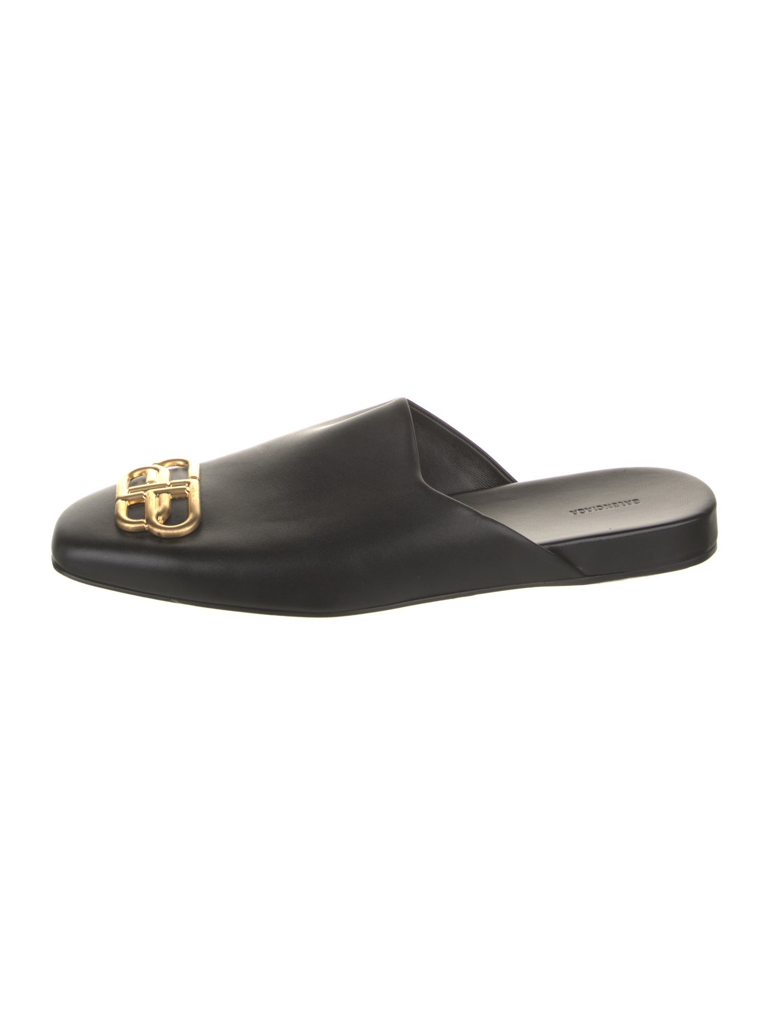 Balenciaga Leather Slippers